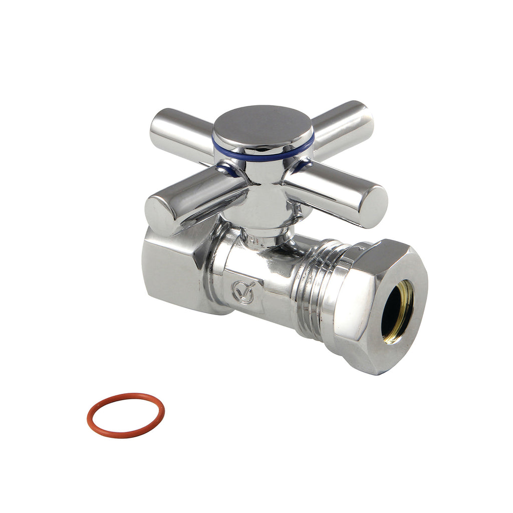 Concord 1/2-Inch FIP x 1/2-Inch or 7/16-Inch Slip Joint Quarter-Turn Straight Shut-Off Valve