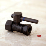 Concord 1/2-Inch FIP x 1/2-Inch or 7/16-Inch Slip Joint Quarter-Turn Straight Shut-Off Valve