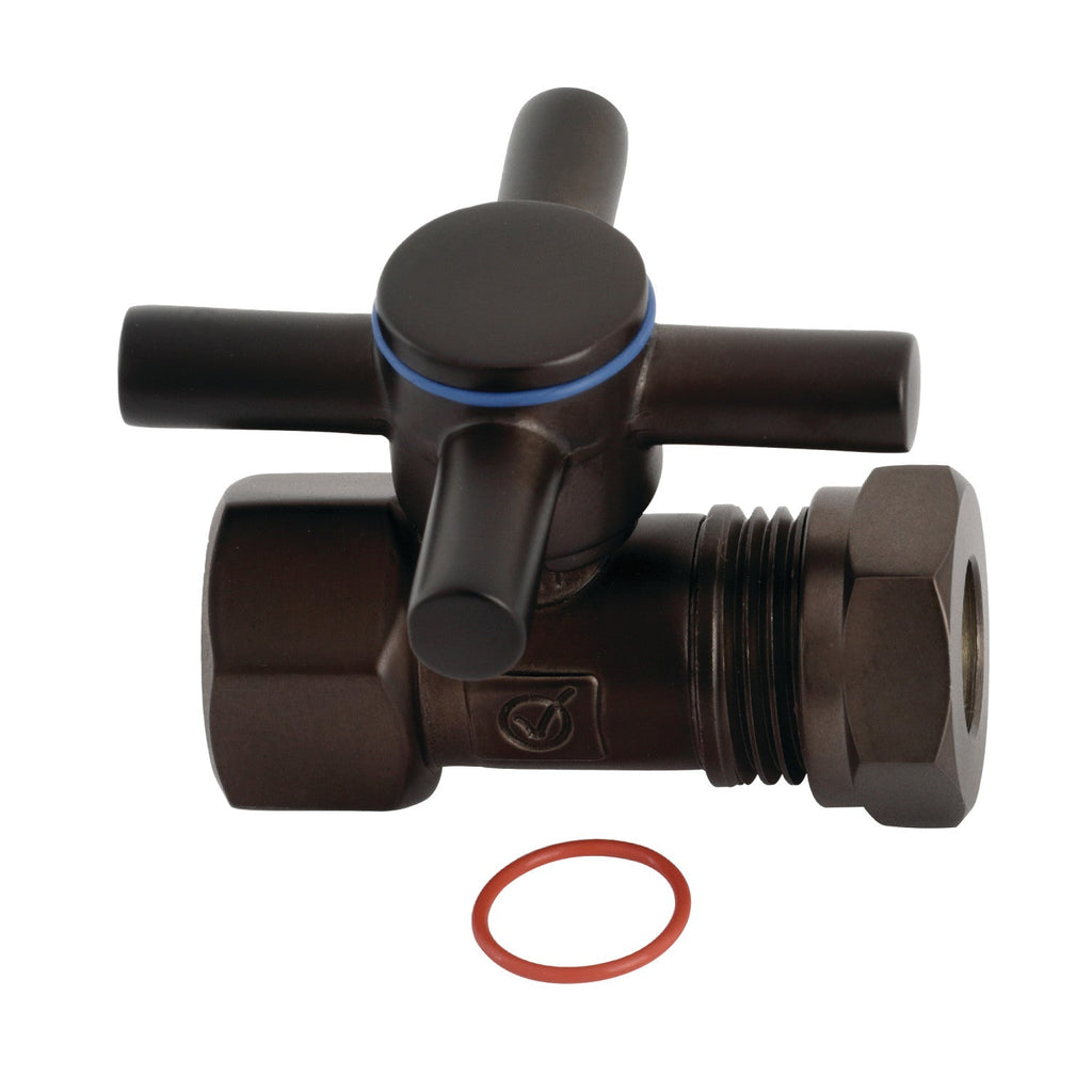 Concord 1/2-Inch FIP x 1/2-Inch or 7/16-Inch Slip Joint Quarter-Turn Straight Shut-Off Valve