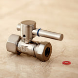 Concord 1/2-Inch FIP x 1/2-Inch or 7/16-Inch Slip Joint Quarter-Turn Straight Shut-Off Valve
