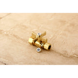 Millennium 5/8-Inch O.D. Comp x 1/2-Inch O.D. Comp Quarter-Turn Straight Shut-Off Valve