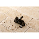 Millennium 5/8-Inch O.D. Comp x 1/2-Inch O.D. Comp Quarter-Turn Straight Shut-Off Valve