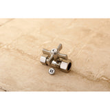 Millennium 5/8-Inch O.D. Comp x 1/2-Inch O.D. Comp Quarter-Turn Straight Shut-Off Valve