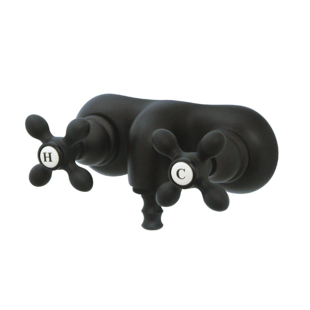 Vintage Two-Handle 2-Hole Tub Wall Mount Clawfoot Tub Faucet