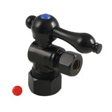 Vintage 5/8-Inch O.D. Comp x 3/8-Inch O.D. Comp Quarter-Turn Angle Shut-Off Valve