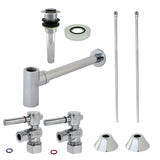 Trimscape Contemporary Plumbing Sink Trim Kit with Bottle Trap and Drain