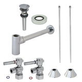 Trimscape Contemporary Plumbing Sink Trim Kit with Bottle Trap and Overflow Drain