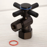 Concord 5/8-Inch O.D. Comp x 3/8-Inch O.D. Comp Quarter-Turn Angle Shut-Off Valve