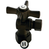 Millennium 5/8-Inch O.D. Comp x 3/8-Inch O.D. Comp Quarter-Turn Angle Shut-Off Valve