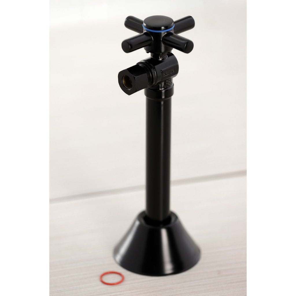 Concord 1/2-Inch Sweat x 3/8-Inch O.D. Comp Angle Shut-Off Valve with 5-Inch Extension