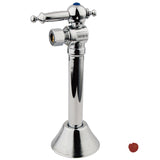 Vintage 1/2-Inch Sweat x 3/8-Inch O.D. Comp Angle Shut-Off Valve with 5-Inch Extension