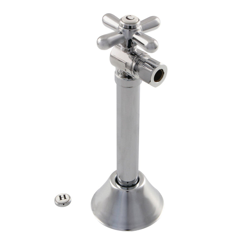 Vintage 1/2-Inch Sweat x 3/8-Inch O.D. Comp Angle Shut-Off Valve with 5-Inch Extension