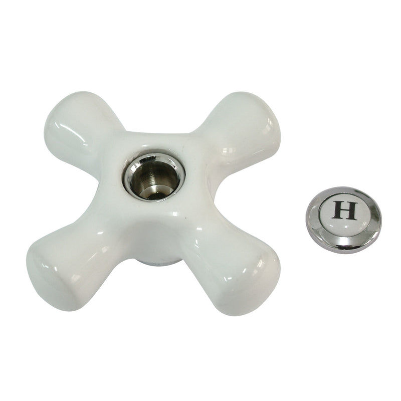 Porcelain Cross Handle (Hot Side)