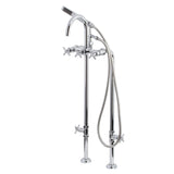 Concord Freestanding Tub Faucet with Supply Line and Stop Valve