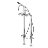 Concord Freestanding Tub Faucet with Supply Line and Stop Valve