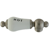 Vintage Porcelain Lever Handle (Hot Side)