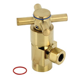 Concord 1/2-Inch IPS X 3/8-Inch OD Comp Hose Thread Quarter-Turn Angle Stop Valve