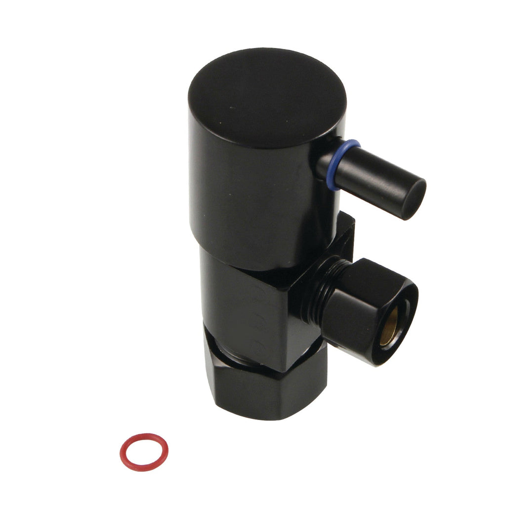 Concord 5/8-Inch O.D. Comp x 3/8-Inch O.D. Comp Anti-Seize Deluxe Quarter-Turn Ceramic Hardisc Cartridge Angle Stop
