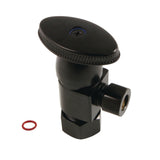 Americana 5/8-Inch O.D. Comp x 3/8-Inch O.D. Comp Anti-Seize Deluxe Quarter-Turn Ceramic Hardisc Cartridge Angle Stop