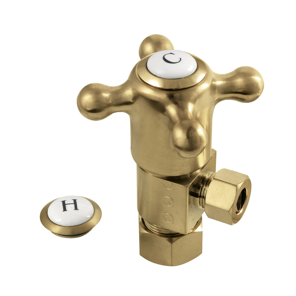 Heritage 5/8-Inch O.D. Comp x 3/8-Inch O.D. Comp Anti-Seize Deluxe Quarter-Turn Ceramic Hardisc Cartridge Angle Stop