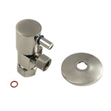 5/8-Inch O.D. Comp x 3/8-Inch O.D. Comp Anti-Seize Deluxe Quarter-Turn Ceramic Hardisc Cartridge Angle Stop with Flange