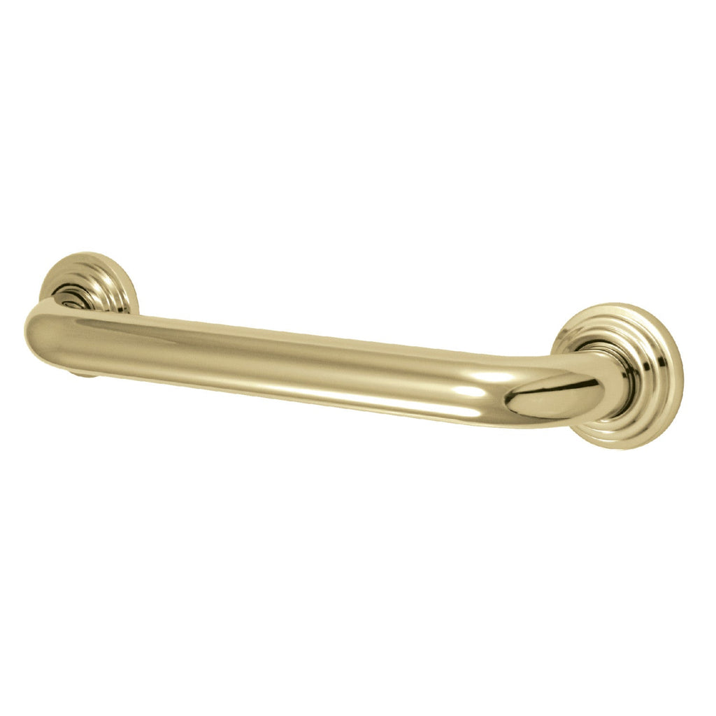 Milano 12-Inch x 1-1/4-Inch O.D. Brass Decorative Grab Bar