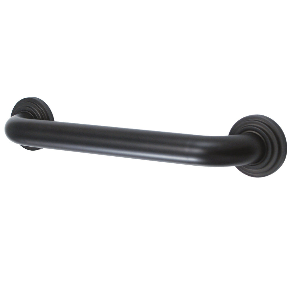 Milano 12-Inch x 1-1/4-Inch O.D. Brass Decorative Grab Bar