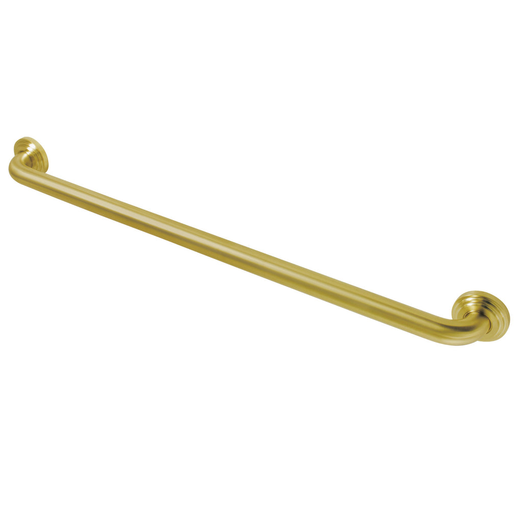 Milano 30-Inch x 1-1/4-Inch O.D. Brass Decorative Grab Bar