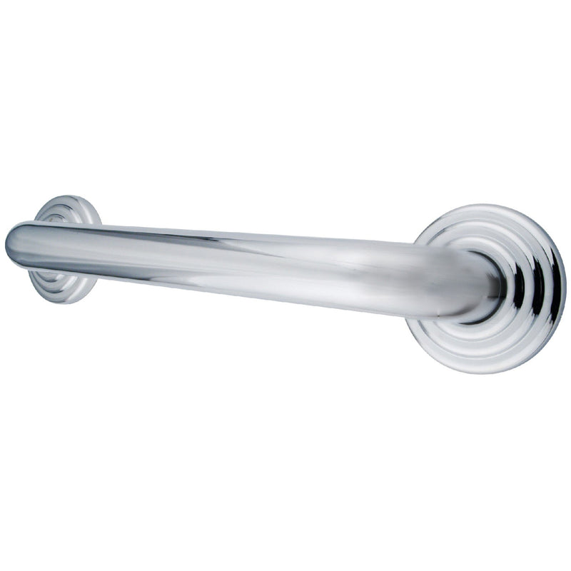 Restoration 16-Inch x 1-1/4-Inch O.D. Brass Decorative Grab Bar