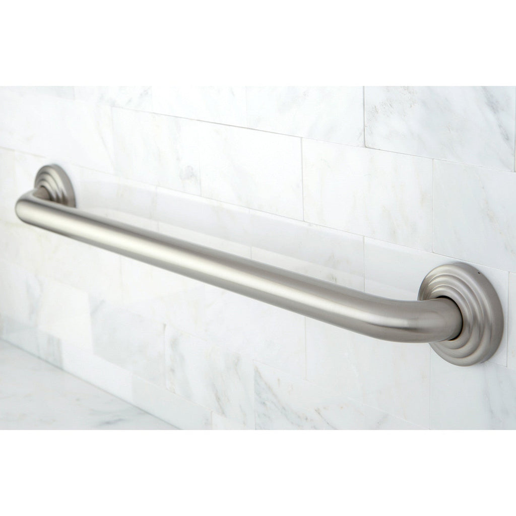 Restoration 24-Inch x 1-1/4-Inch O.D. Brass Decorative Grab Bar