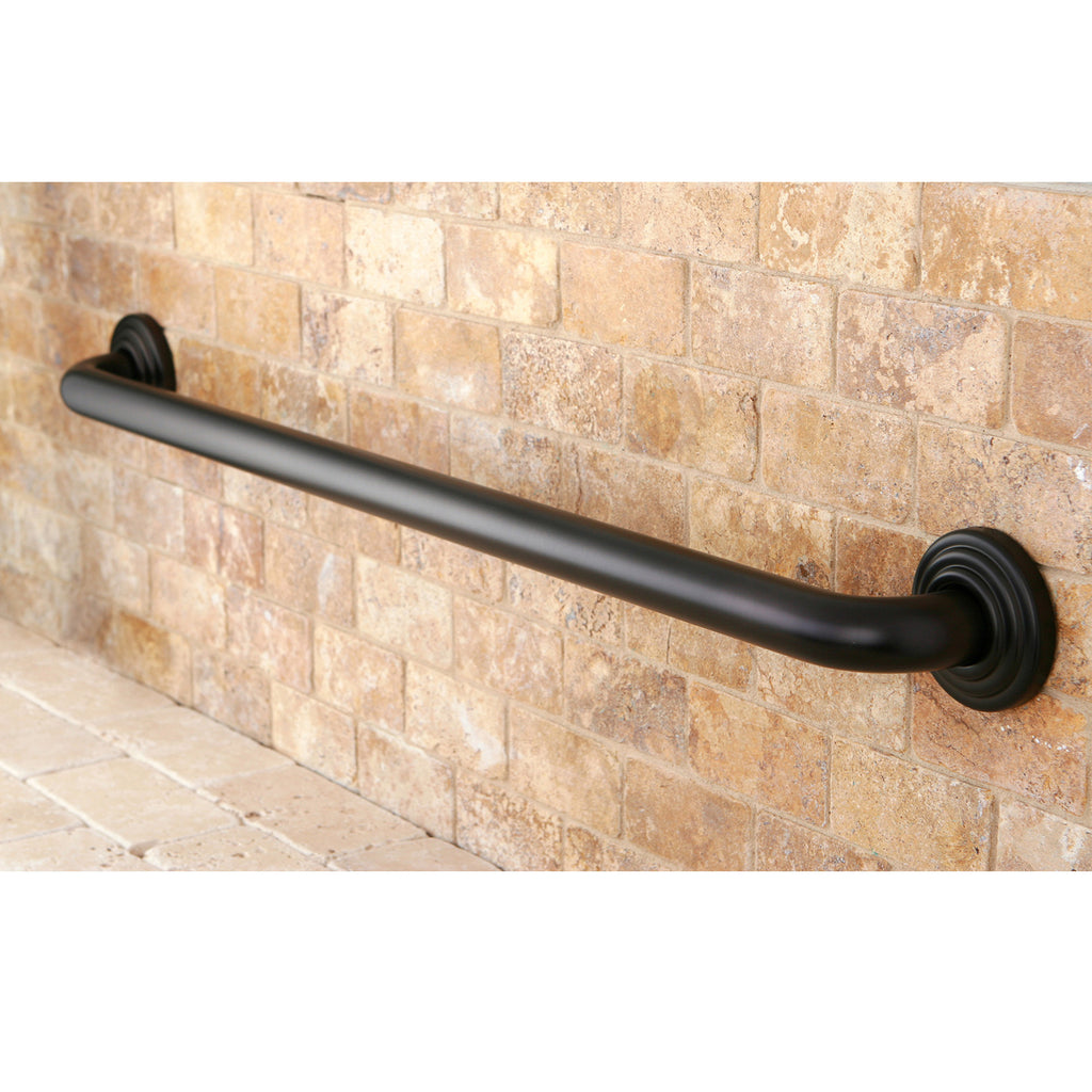Restoration 30-Inch x 1-1/4-Inch O.D. Brass Decorative Grab Bar