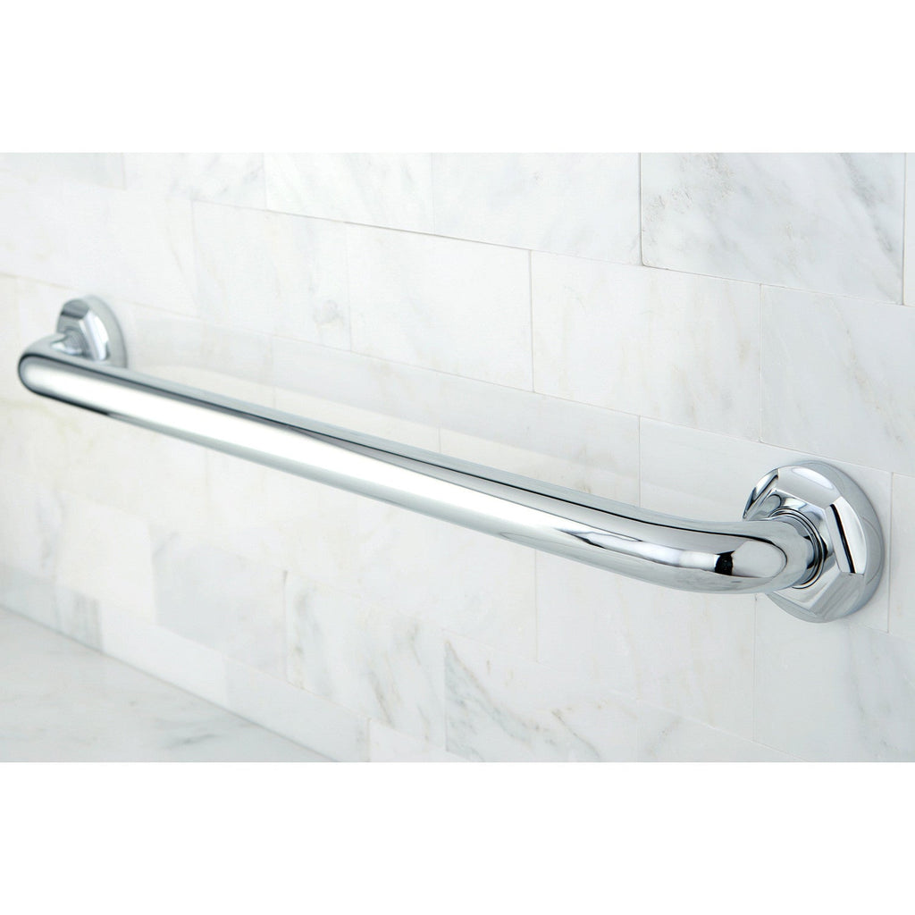Metropolitan 24-Inch x 1-1/4-Inch O.D. Brass Decorative Grab Bar