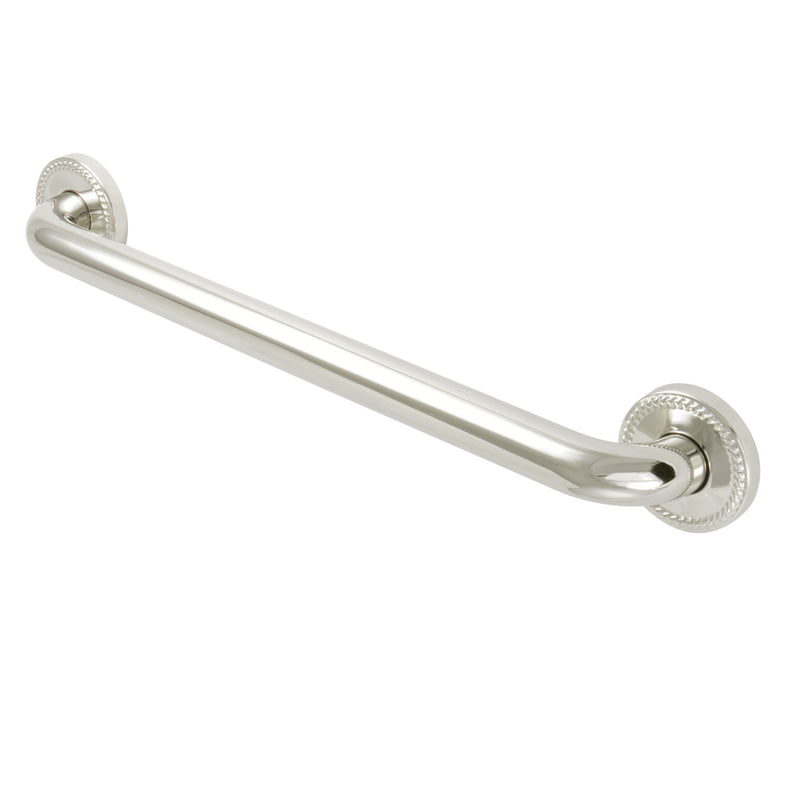Laurel 18-Inch x 1-1/4-Inch O.D. Brass Decorative Grab Bar