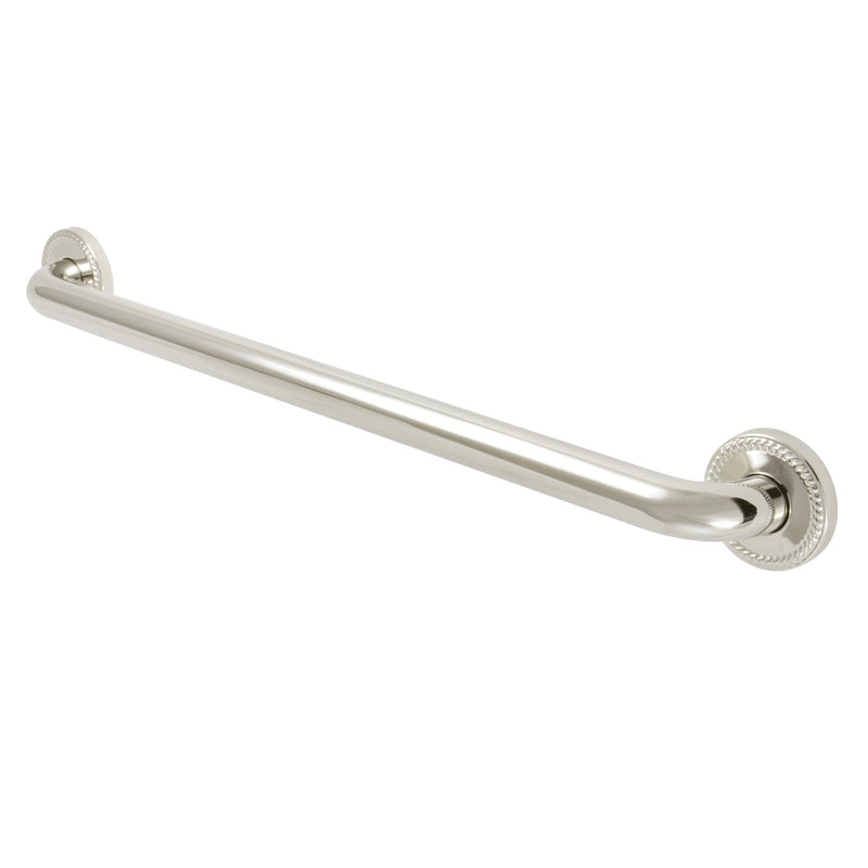 Laurel 24-Inch x 1-1/4-Inch O.D. Brass Decorative Grab Bar