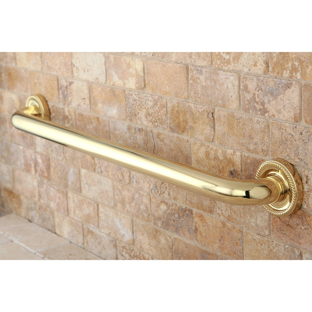 Camelon 24-Inch x 1-1/4-Inch O.D. Brass Decorative Grab Bar
