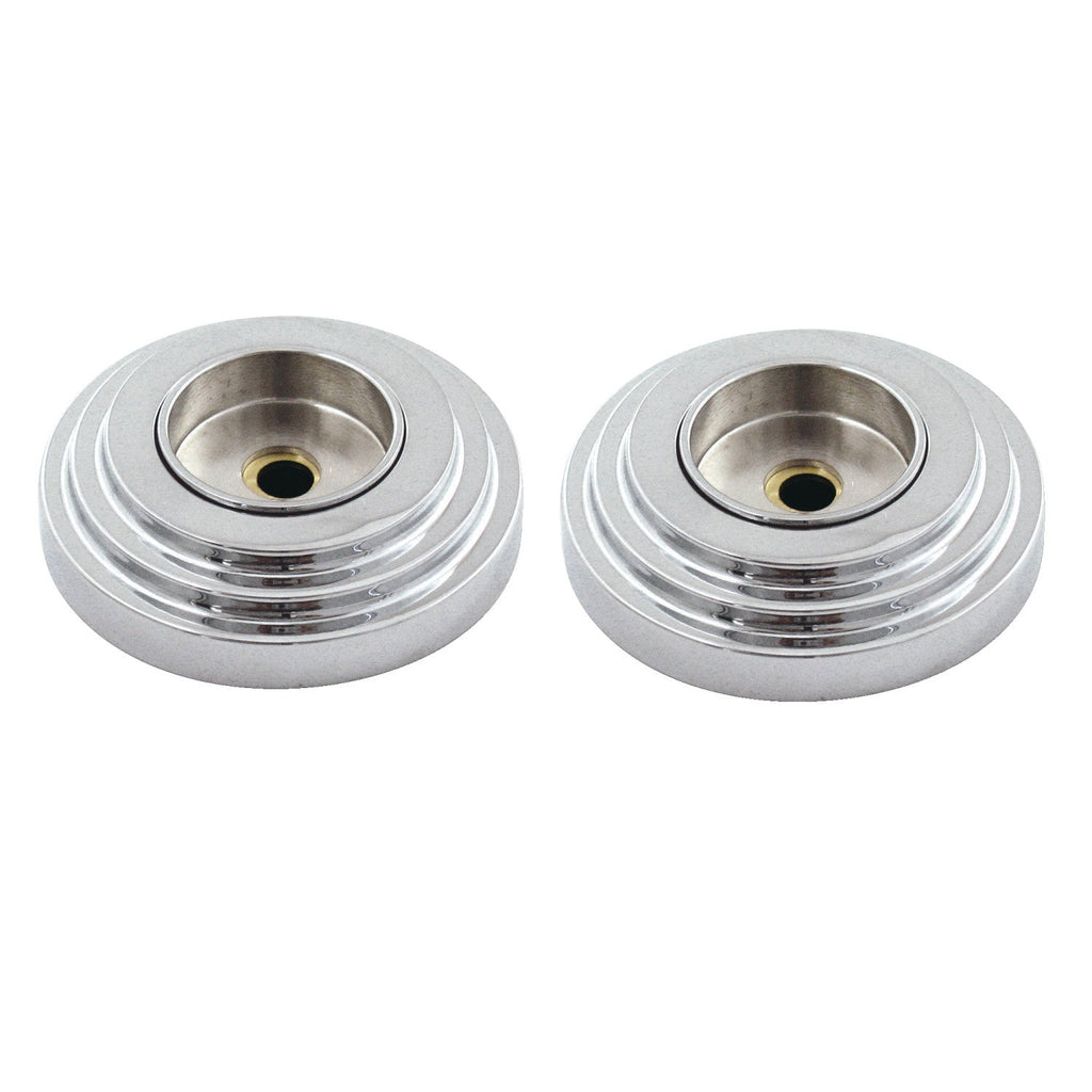 Milano 1-1/4-Inch Brass Grab Bar Flange (1 Pair)