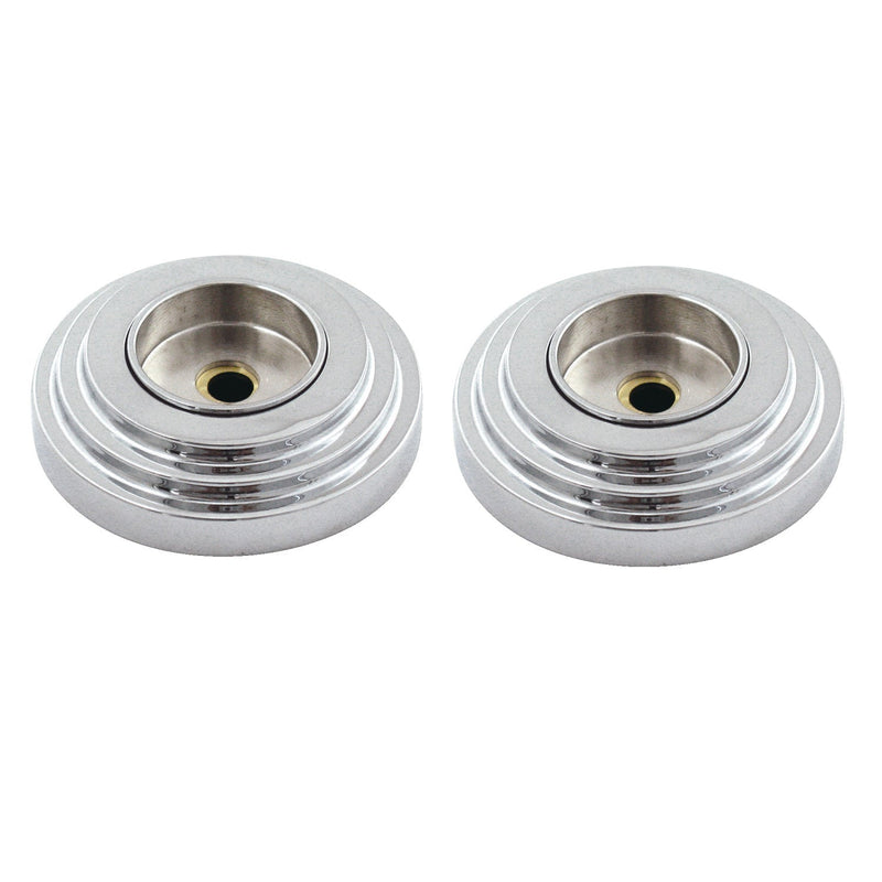 Milano 1-1/4-Inch Brass Grab Bar Flange (1 Pair)