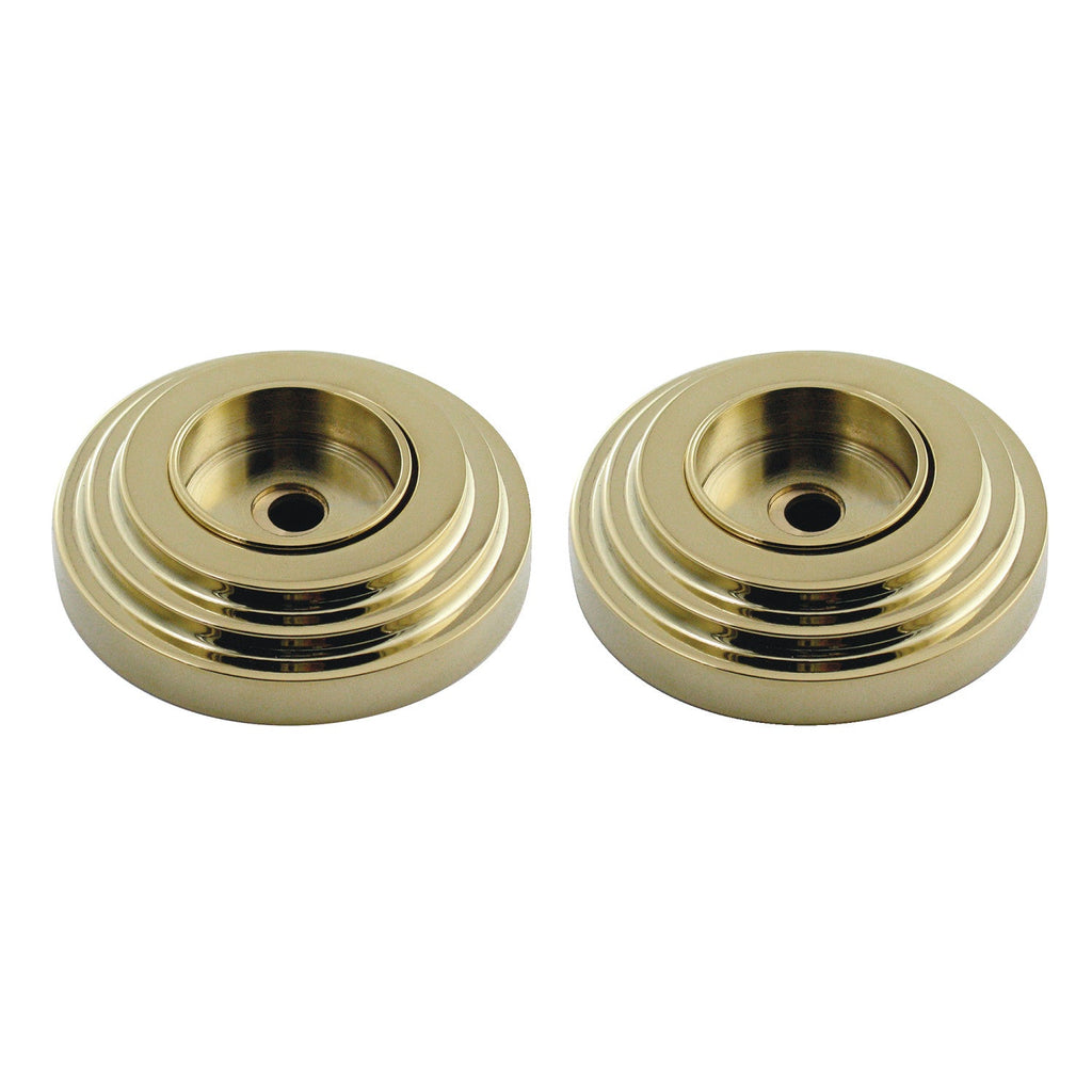 Milano 1-1/4-Inch Brass Grab Bar Flange (1 Pair)