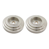 Milano 1-1/4-Inch Brass Grab Bar Flange (1 Pair)