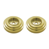 Milano 1-1/4-Inch Brass Grab Bar Flange (1 Pair)