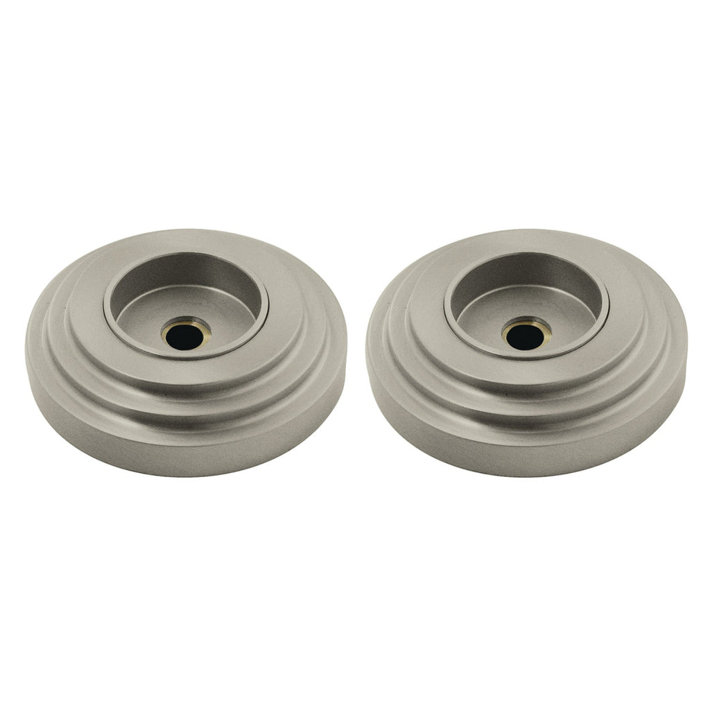 Milano 1-1/4-Inch Brass Grab Bar Flange (1 Pair)