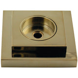 Claremont 1-1/4-Inch Brass Grab Bar Flange (1 Pair)