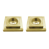 Claremont 1-1/4-Inch Brass Grab Bar Flange (1 Pair)