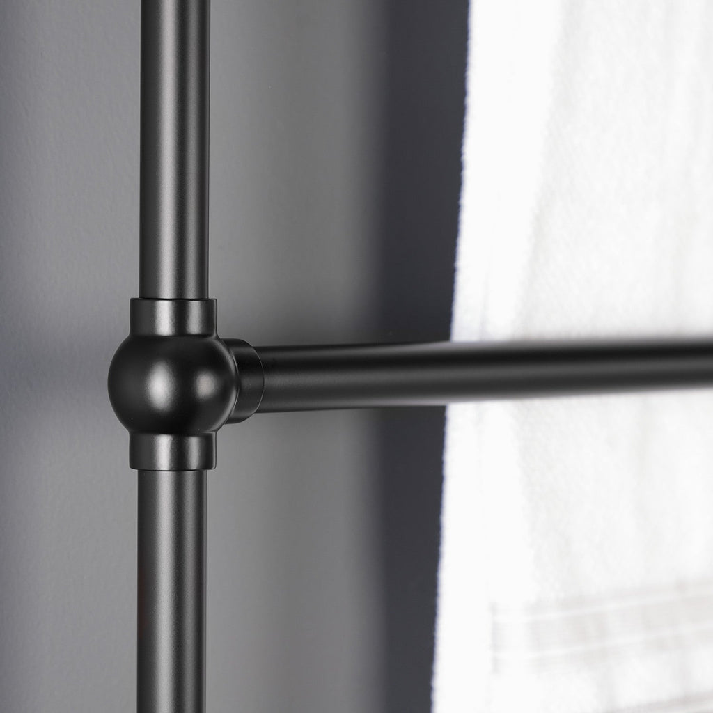 Palatine 24-Inch x 32-Inch Brass Wall Mount 3-Tier Towel Rack