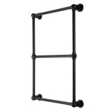 Palatine 24-Inch x 32-Inch Brass Wall Mount 3-Tier Towel Rack