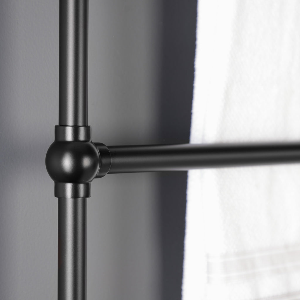 Palatine 30-Inch x 32-Inch Brass Wall Mount 3-Tier Towel Rack