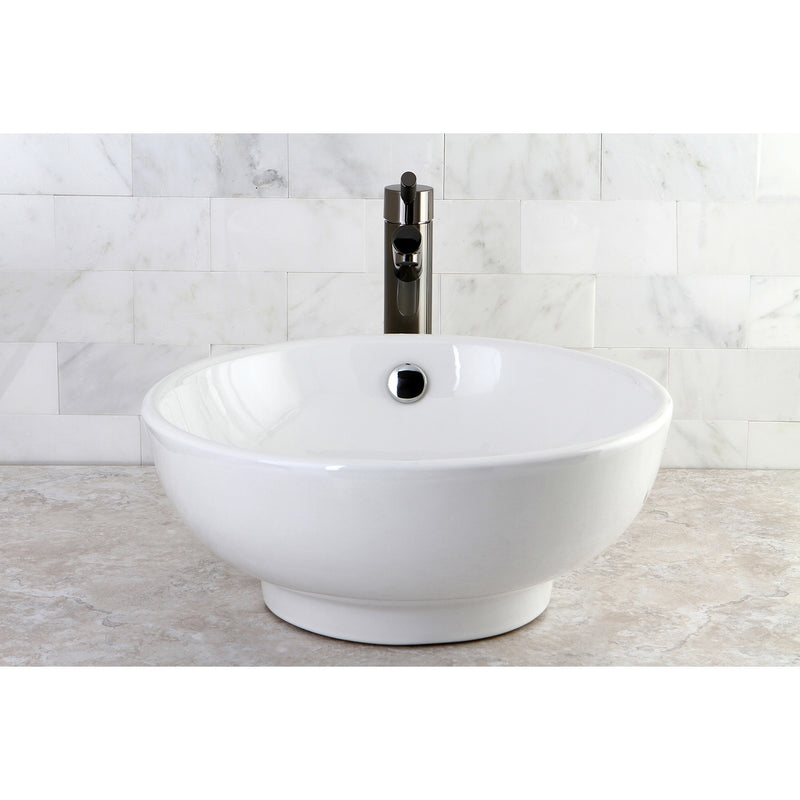 Le Country 17-Inch Ceramic Round Vessel Sink