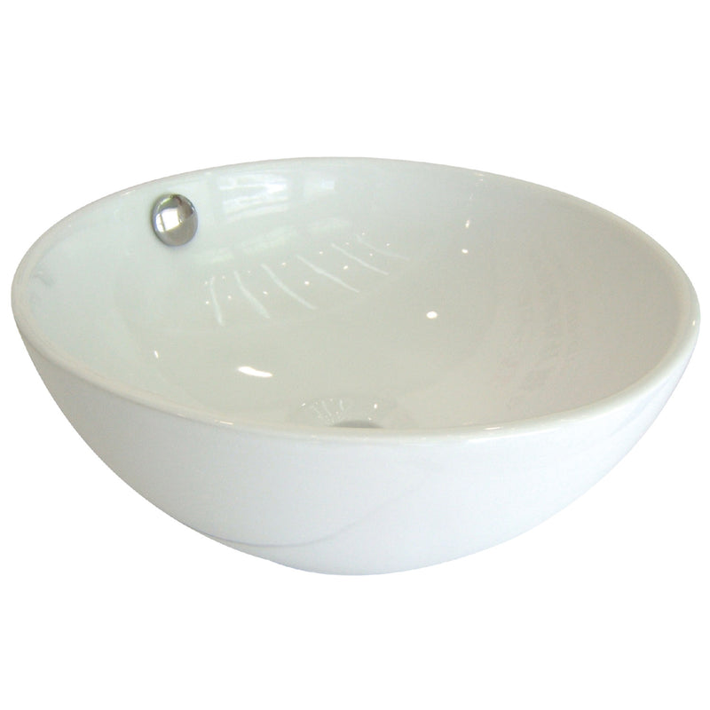 Le Country 17-Inch Ceramic Round Vessel Sink