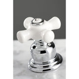 American Classic Two-Handle 3-Hole Deck Mount Widespread Bathroom Faucet with Pop-Up Drain