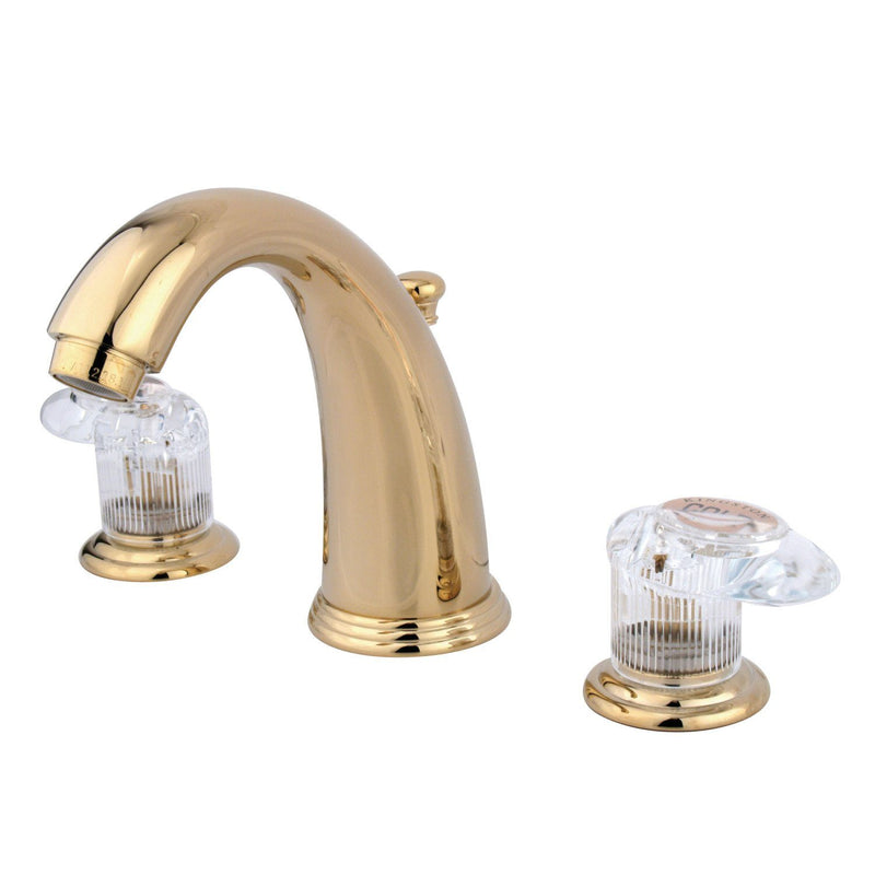 Victorian Two-Handle 3-Hole Deck Mount Widespread Bathroom Faucet with Pop-Up Drain